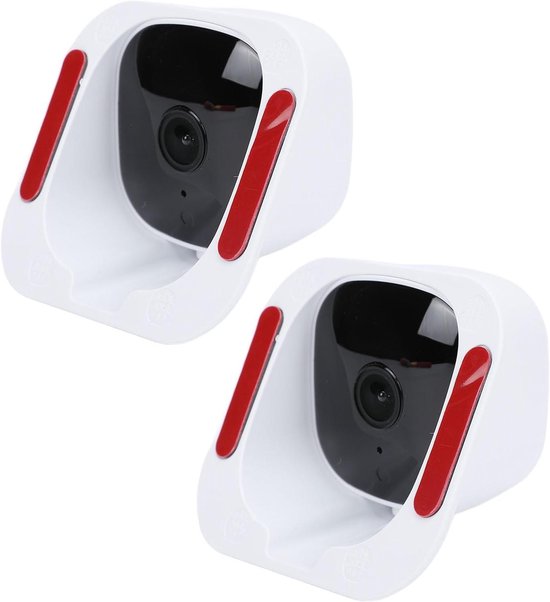 Slimme Raamcamera Set - Beveiligingscamera Binnen - Huisbewaking Op Afstand - Zelfklevende Montage - 4MP 2K Resolutie - Wit