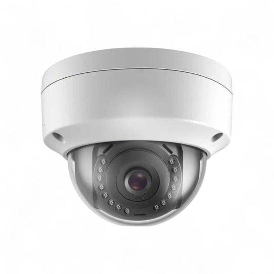 Slimme Tuya WiFi Dome Beveiligings Camera - 2,4Ghz - 4MP Resolutie 2688 x 1520 - | Vaste kijkhoek met groothoeklens - Detectie alarm - Persoon herkenning - Opname functie via SD kaart, Cloud (betaald) van Merkloos