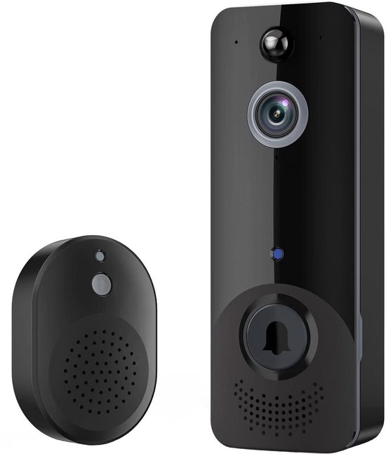 Slimme Video deurbel draadloos met Camera en Wifi - Inclusief Gong - 1080P HD - Slimme Deurbel