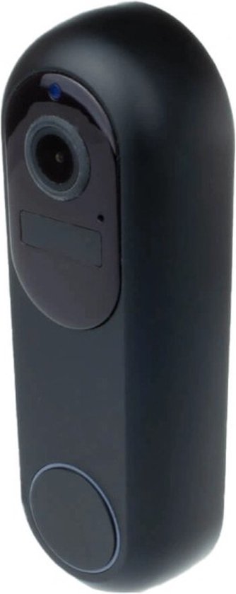 Slimme video deurbel op wifi - Zwarte kleur - Slimme deurbel met camera - 2,4 en 5G - Inclusief Chime