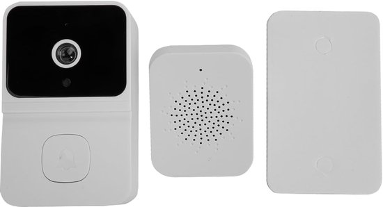 Smart Doorbell, Video Doorbell, Camera, 480P Wireless Video Doorbell, Camera, 2.4GHz WiFi, Security Camera, Smart Doorbell Function van Merkloos