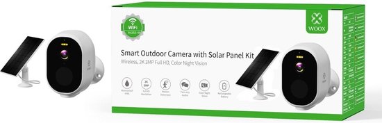 Smart Outdoor Draadloze Beveiligingscamera set (wifi) | WOOX R4252