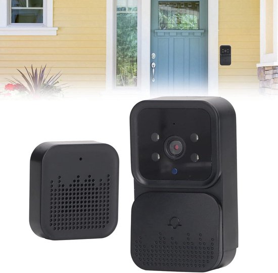 Smart Video Deurbel Camera Draadloos - Met Draadloze Gong - WiFi Beveiligingscamera's voor Thuis - Intercom met Tweeweg Audio en Nachtzicht . van Securepoint