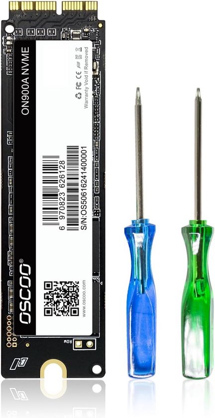 Snelle 2TB Interne SSD 2100MB/s NVMe PCIe Gen3.0 voor Mac en PC van Merkloos