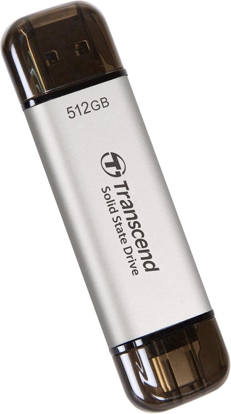 Snelle Externe SSD 512GB USB-C en USB-A Compact & Draagbaar
