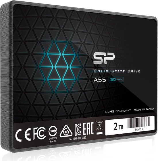 Snelle Interne Solid State Drive 2TB SATA III Voor PC en Laptop