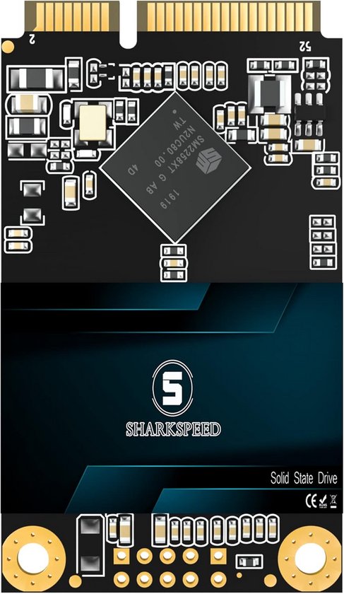 Snelle mSATA SSD 128GB voor Laptops en Desktop Computers