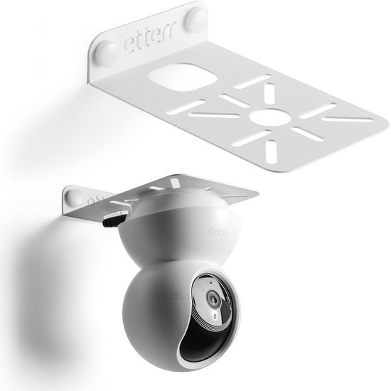 SnelShoppen - Camera Holder WiFi Baby Camera Beveiliging Binnen Buiten Wandmontage Wit - Diefstalpreventie, Aanpasbaar voor Woonkamer, Slaapkamer, Kan van Snelshoppen