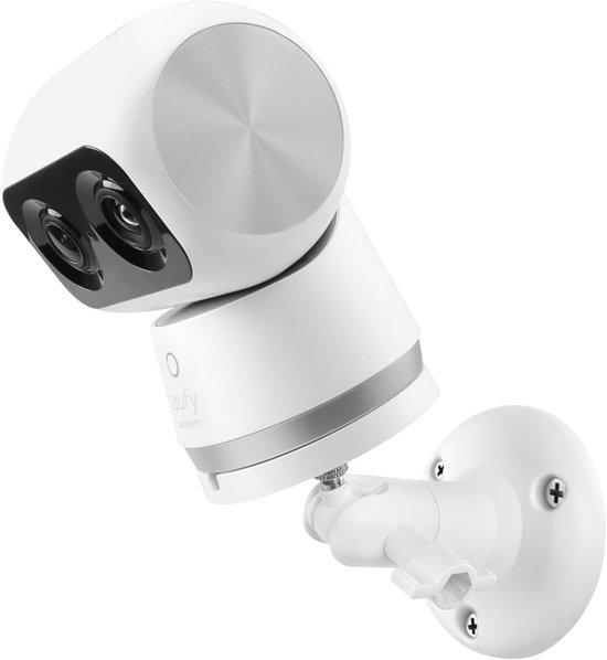 SnelShoppen - Camera muurbeugel voor eufy Security Indoor Cam S350 - Muur- en plafondmontage - Uniek ontwerp - Ideaal voor beveiliging thuis - Wit