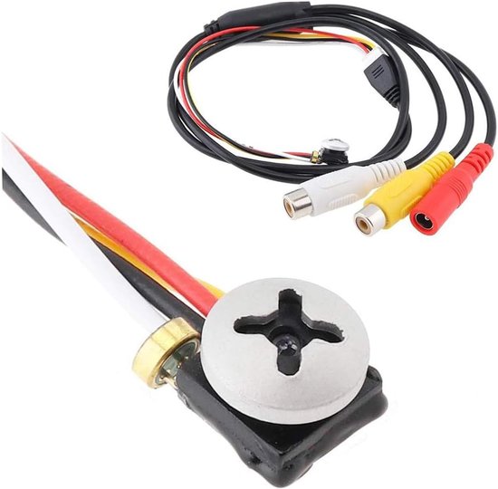 SnelShoppen - CCTV Micro Camera HD 1000TVL 3.6mm 90graden Compacte Draadgebonden Beveiligingscamera - Ideaal voor Thuis, Bedrijf, Supermarkt, Parkeerp