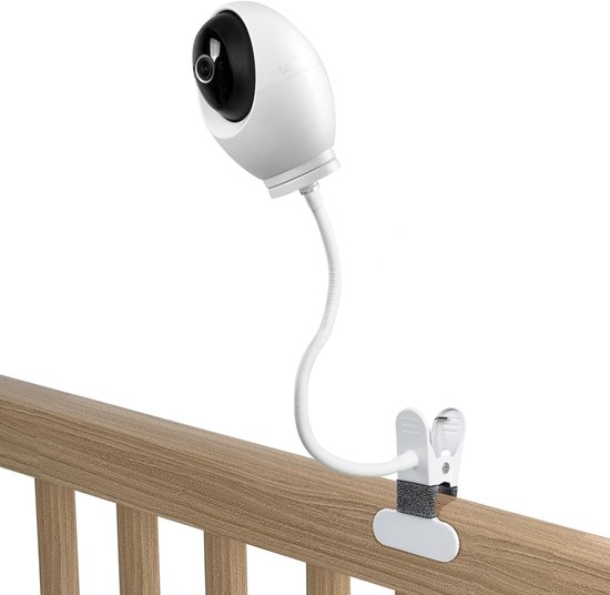 SnelShoppen - Clip Mount voor Tapo C260 Beveiligingscamera - Flexibele Bevestiging - Premium Silicone en Metaal - Ideaal voor Kinderbed, Tuin, Thuisge