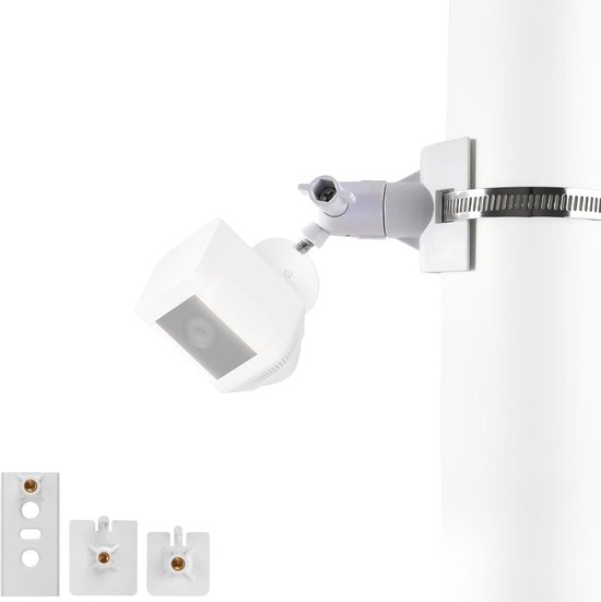 SnelShoppen - Universele Camera Houder voor Spotlight Cam, Stick Up Cam, Arlo, EufyCam, Ring, Buiten Camera, Mast Houder, Compatibel met Zonnepanelen