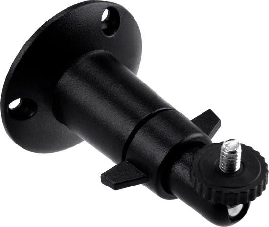 SnelShoppen - Verstelbare Camerabeugel 1/4" Draad voor Eufy, Arlo, Blink, Ring - Muur- en Plafondmontage Beugel voor Binnen en Buiten - Weerbestendig