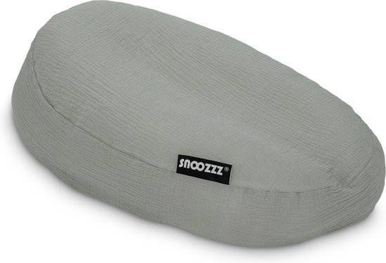 Snoozzz Relaxhoes voor voedingskussen zwangerschapskussen - 100% katoen van zachte Hydrofiel - Stone van SNOO