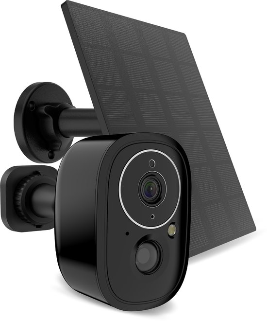 Solar Beveiligingscamera Draadloos Buiten - WiFi Beveiligingscamera Set Buiten | 2K - 15.600 maH - AI Human Detection - Nooit Meer Opladen met de KUUS. OC3 Solar van KUUS