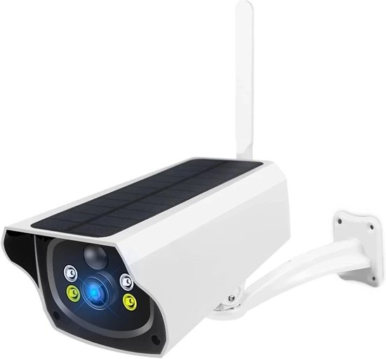 Solar Camera - 4G Beveiliging - Buiten Bewaken - Bewegingsdetectie - 1080P HD - Zwart