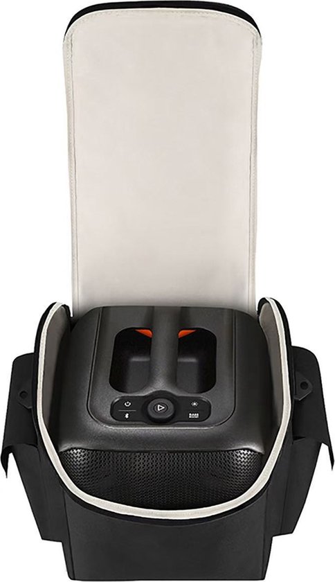 Somstyle Beschermhoes Geschikt Voor JBL Partybox Encore (Essential) - Case met Schouderriem- Opbergtas voor Speaker - Zwart van Somstyle