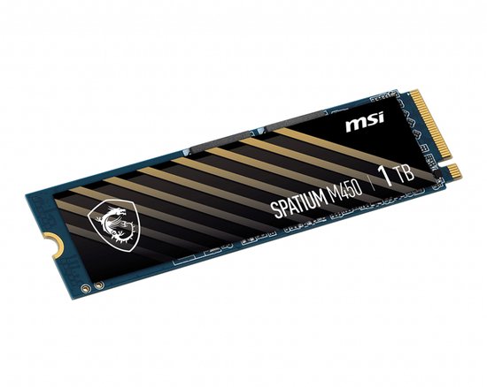 SPATIUM M450 PCIe 4.0 NVMe M.2 1TB V1 van MSI