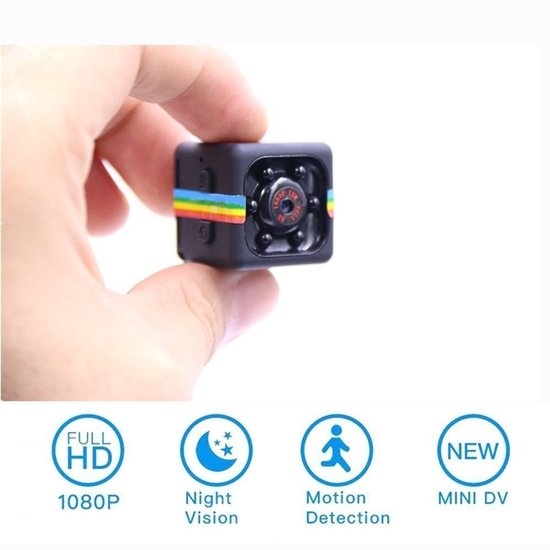 SQ11 Mini Camera Full HD 1080P – Nachtzicht – Mini Spy Camera – Beveiligingscamera van Merkloos