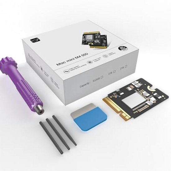 SSD Harde Schijf 1TB voor Mac mini – Snelle Upgrade met 3000MB/s van Merkloos