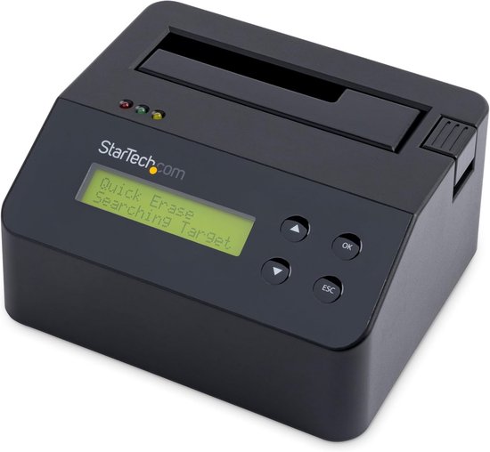 Standalone HDD/SSD Eraser met USB 3.0 - 9 Veiliginspanningsmodi en LCD-display