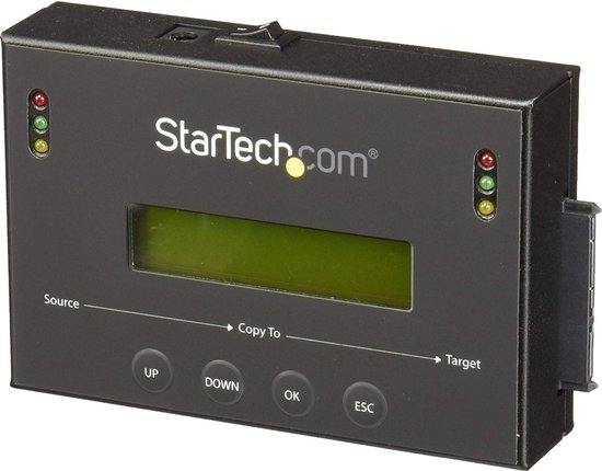 StarTech.com Standalone 2,5 / 3,5 inch SATA harde-schijfduplicator met meervoudige HDD/SSD Image Backup Library van Merkloos
