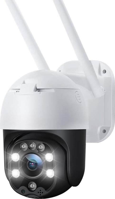 StayPowered Beveiligingscamera - De Ultieme Bewakingscamera voor Binnen en Buiten - Geavanceerde Bewegingsdetectie - Automatische Volgfunctie - 1080P Full HD - Twee Weg Audio - Waterdicht - Wit - Levering Sneller dan Aangegeven!