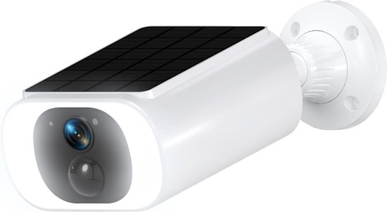 StayPowered Bewakingscamera - Non-Stop Beveiliging met Zonne-Energie - 2K HD-resolutie - Nachtzicht in Kleur - Bewegingsdetectie - 2-Weg Audio - Eenvoudige Installatie - Zonder Abonnement - Zwart - Levering Sneller dan Aangegeven!