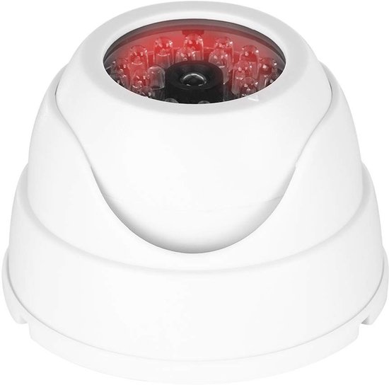 Store_8 - Dome Simulatie Camera - Draadloze Beveiligingscamera - IR LED's voor Nachtzicht - Binnen en Buiten - Beveiliging - Veiligheid Camera - Ge...