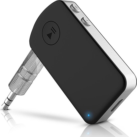 Strex Bluetooth Receiver - BT 5.0 - 3.5MM AUX - Bluetooth Ontvanger - Handsfree Bellen - Bluetooth Audio Receiver - Bluetooth Auto via AUX van Strex