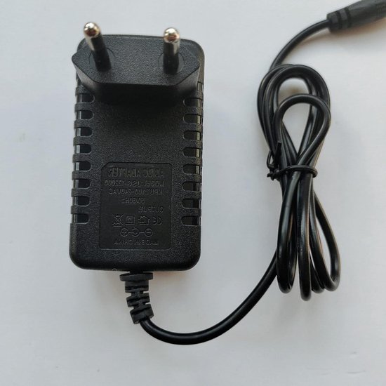 Stroomadapter - Netvoeding - Externe Schijf - Veilige Aansluiting - 12V 2A - Zwart