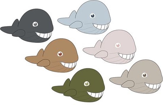 SunnyLIFE S22SQUWH S6 Badespritzer, Wal, Mehrfarbig, 6 Stuck van Sunnylife