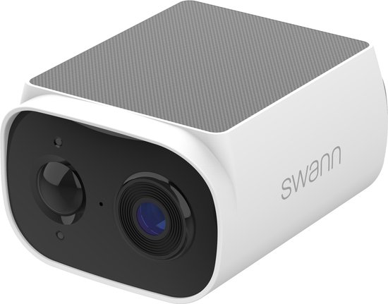 Swann 2K EVO Solar Wireless Security Camera - Buitencamera's - Wifi - 2K Ultra HD resolutie - Geïntegreerd Zonnepaneel - Nachtzicht - Tweeweg Audio - Geen Abonnementskosten - 16GB SD Card van Merkloos