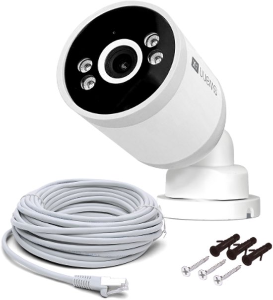 Swann AdvancedX Series - Beveiligingscamera's - Add-On Camera - cctv camera - Spotlight Bullet - Met Microfoon - 1 Pack van Swann