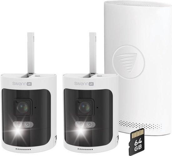 Swann - AllSecure4K draadloos beveiligingssysteem met 2 camera's van Swan