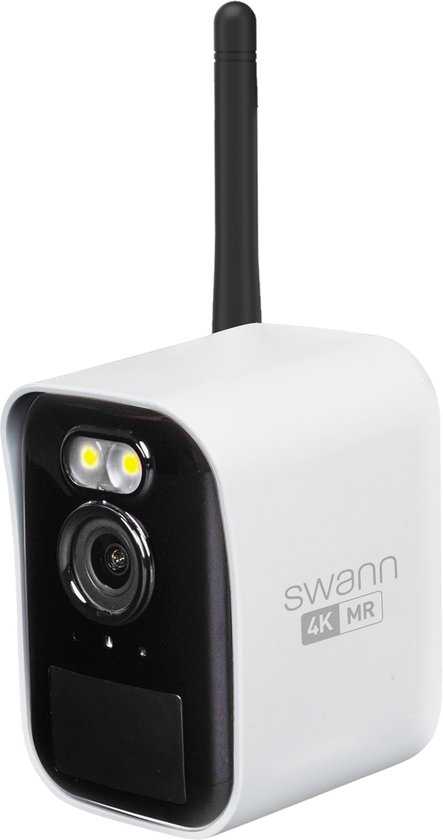 Swann MaxRanger4K™ Mini - Buitencamera's - Add-On Camera - 4K Ultra HD resolutie - Nachtzicht in kleur - Tweeweg Audio - Geen Abonnementskosten - 64GB SD Card - 150 Meter Draadloos Bereik - Wi-Fi HaLow™ Technologie van Swann