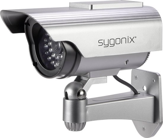 Sygonix SY-3420674 Dummy-camera Met zonnepaneel, Met knipperende LED van Sygonix