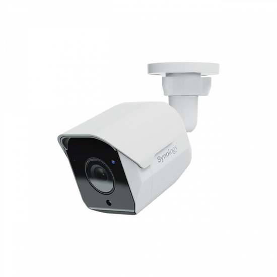 Synology BC500 - Netwerkbewakingscamera - vochtbestendig - kleur (Dag en nacht) - 5 MP - 2880 x 1620 - gemotoriseerd - audio - DC 12 V PoE 802.3af van Synology
