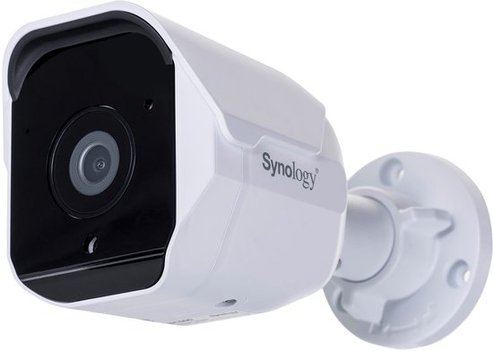 Synology BC500 - Netwerkbewakingscamera - vochtbestendig - kleur (Dag en nacht) - 5 MP - 2880 x 1620 - gemotoriseerd - audio - DC 12 V PoE 802.3af van Synology