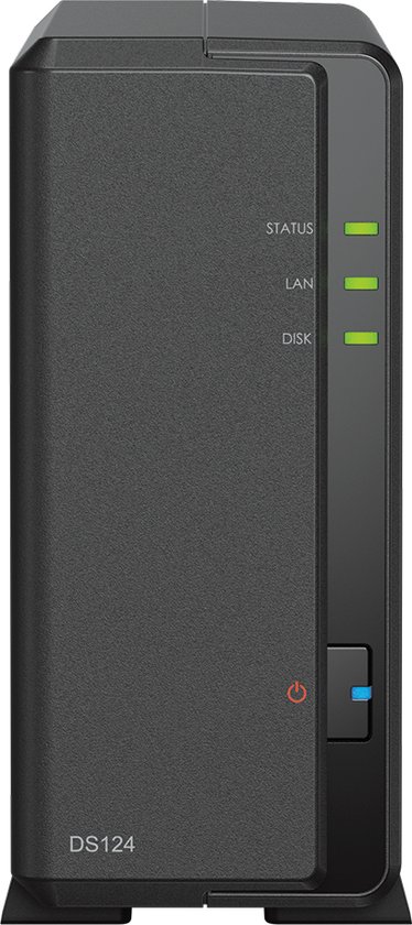 Synology DS124 - NAS - Western Digital RED 6TB (1x 6TB)