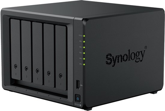 Synology DS1525+ 5Bay 30TB NAS met 5x6TB Synology Plus HDD van Merkloos