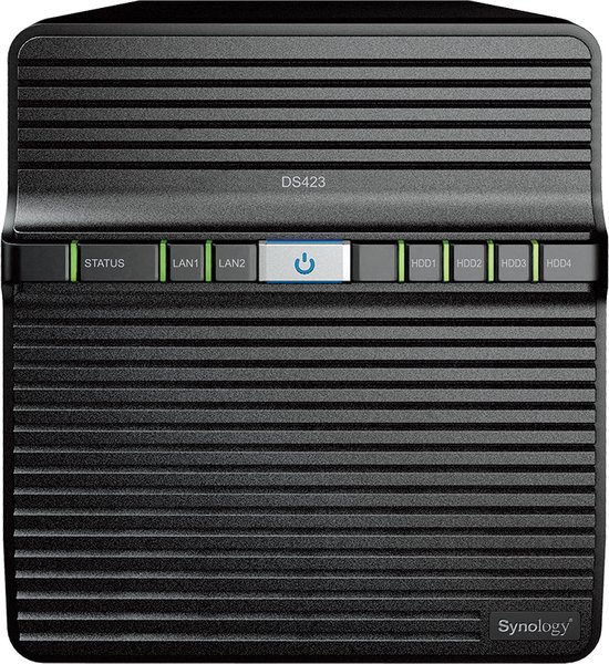 Synology DS423 - NAS - RAID - Western Digital RED 24TB (4x 6TB) van Synology