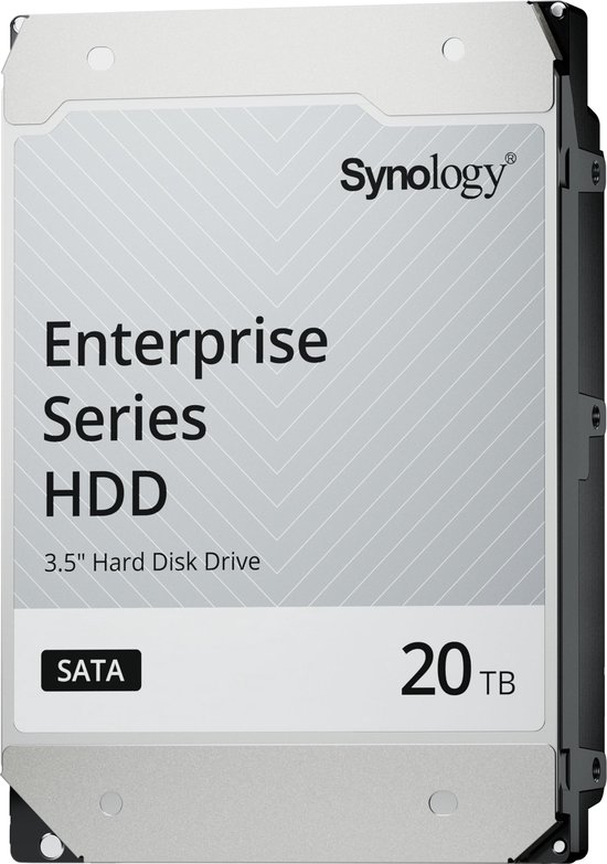 Synology Enterprise interne harde schijf 20 TB 7200 RPM 512 MB 3.5" SATA III van Merkloos