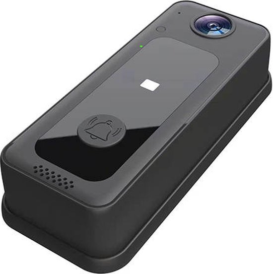 T Ring Video Deurbel -TRM3 met SD KAART OPSLAG ZWART (Draadloos) - Incl. Accu en 1 X binnen bel - Zwart (Geen abonnement verplichting). VERNIEUWDE VERSIE ALS BESTE GETEST. van T Ring