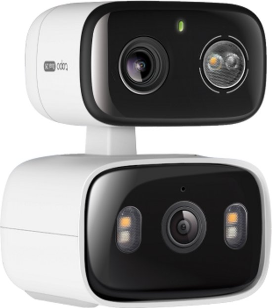 TAPO C246D Beveiligingscamera Dual lens -binnen/buiten- 2K 3MP- Pan/Tilt- AI detectie - IP65 van Merkloos