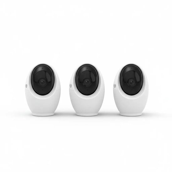 Tapo C260 Beveiligingscamera Binnen 3-pack - Bundelvoordeel - 4K 8MP - Gezichtsherkenning - 360° Draaibaar - Fysieke Privacymodus - Wifi 2,4 & 5 GHz - 18x Zoom - 12m Nachtzicht - 90 dB Sirene - microSD tot 512GB - Geen Abonnement