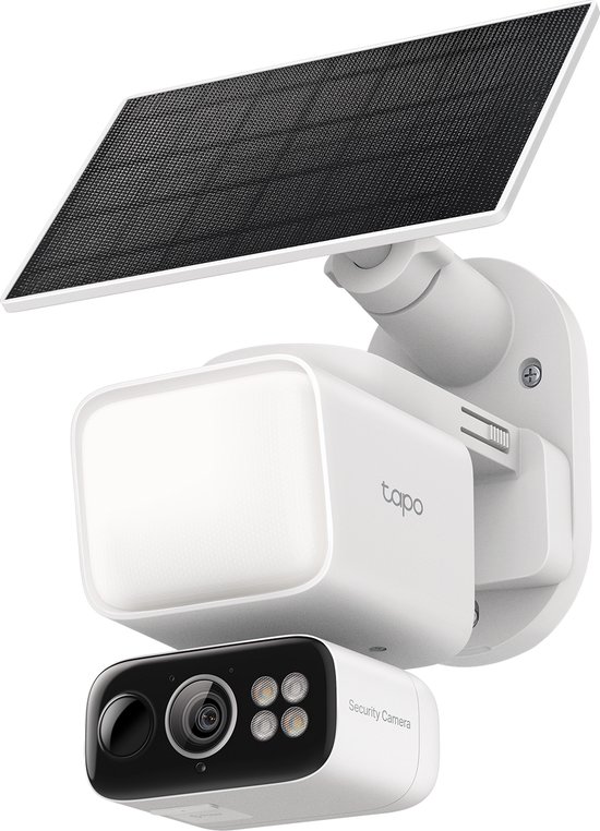 Tapo C615F KIT Beveiligingscamera buiten - Solar - Floodlight - 2K (3MP) - Pan Tilt - IP65 van Merkloos