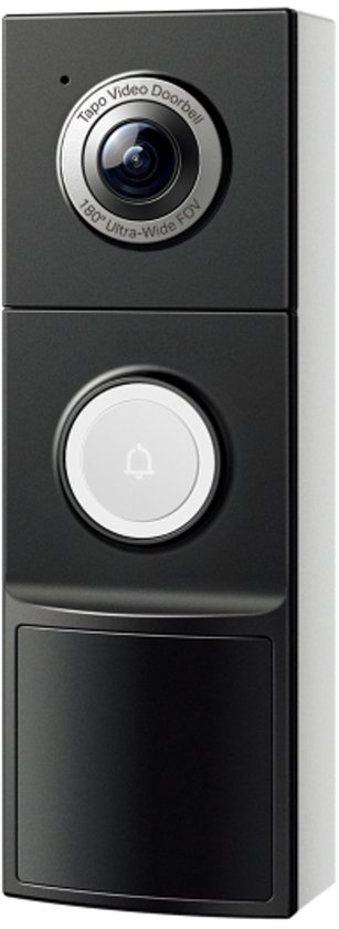 Tapo D235L - Video Deurbel - 2K 5MP - 180° Groothoek - 4:3 Head-to-Toe Beeld - Kleur Nachtzicht - AI-pakketdetectie - 210 Dagen Batterij - Batterij & Bedraad - IP66 - Compatibel met Alexa en Google Assistant