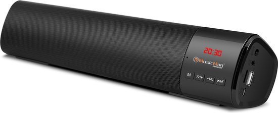 Technaxx Musicman BT-X54 Mini-Soundbar - Bluetooth V5.1 - 2 x 5W - Zwart van Technaxx