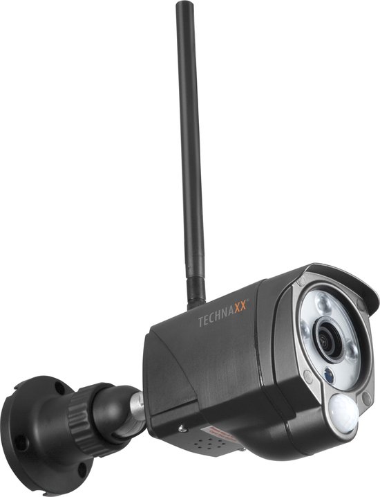Technaxx TX-145 FullHD indoor / outdoor IP beveiligingscamera Wifi, uitbreiding TX-128